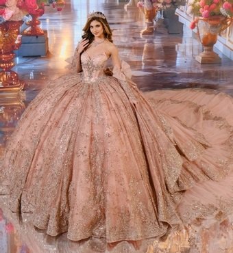 Vestido 15 Años – Oro Rosa